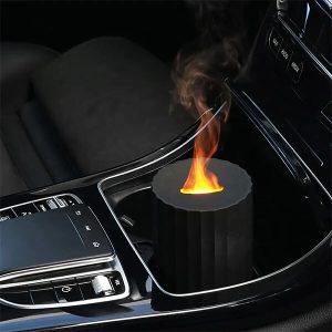 3D Flame hordozható aroma diffúzor autóba, irodába